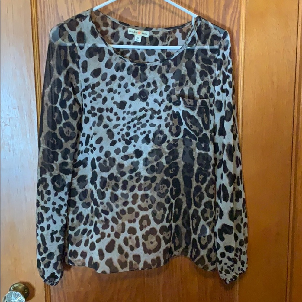 Leopard blouse